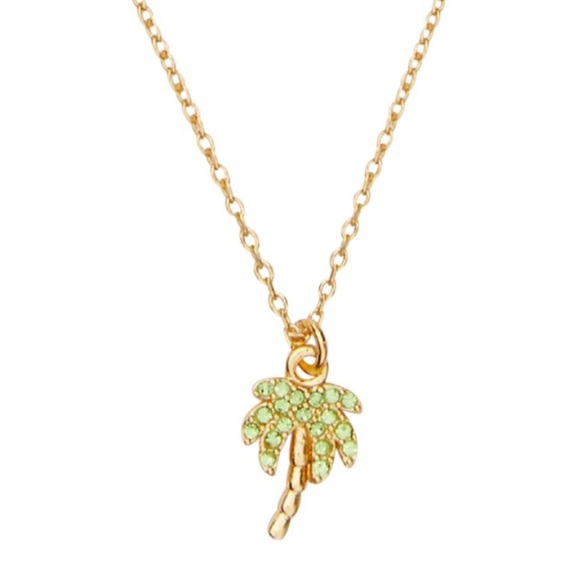 $68 Kate Spade California Dreaming Pave Mini Palm Tree Pendant Necklace - Picture 9 of 10